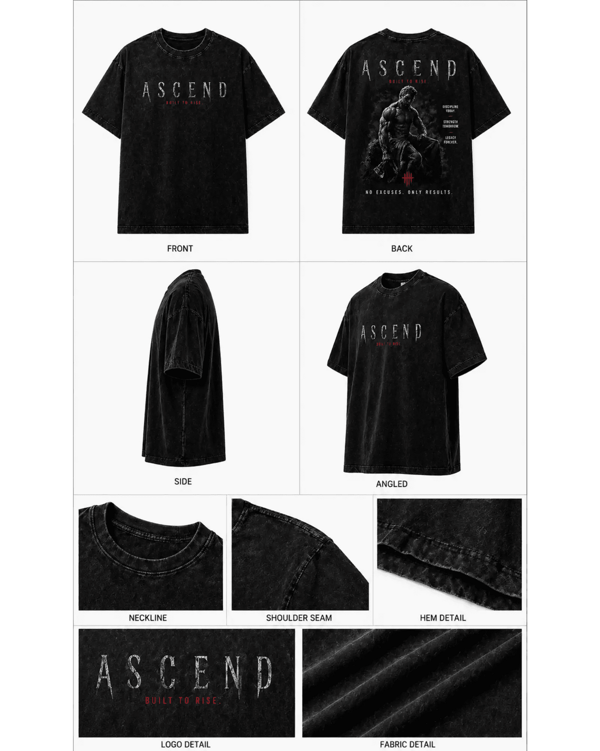OBSIDIAN TEE - ASCEND