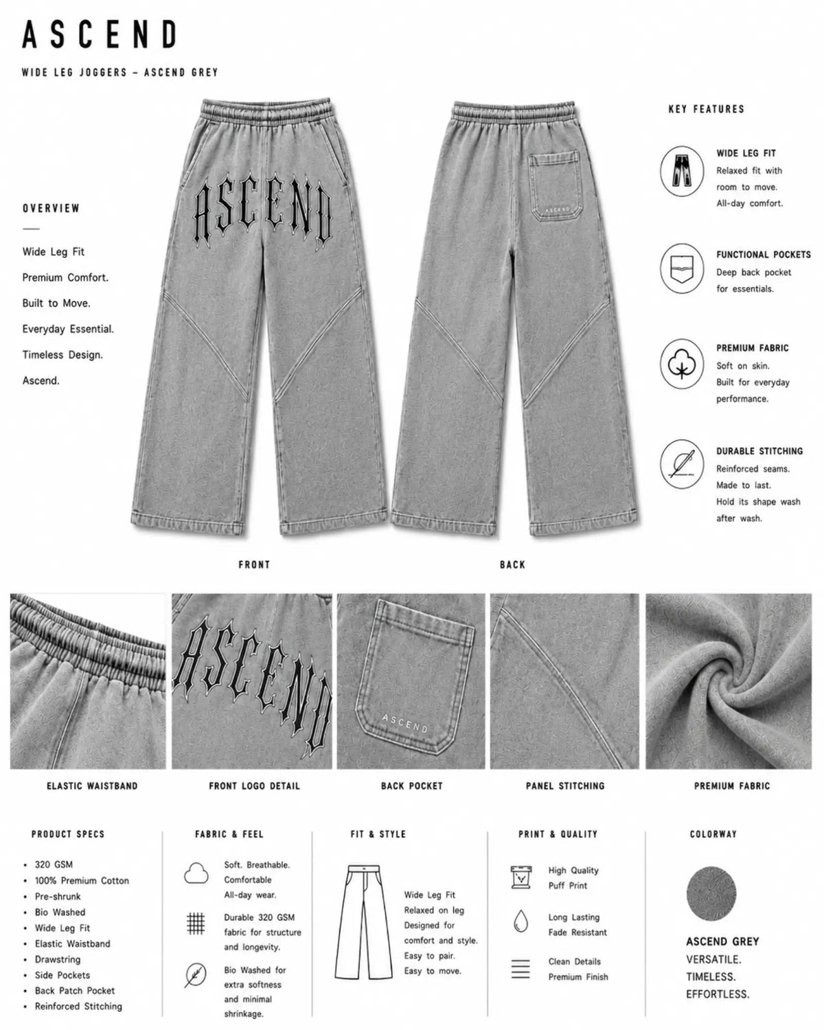 SIGNATURE JOGGERS - ASCEND