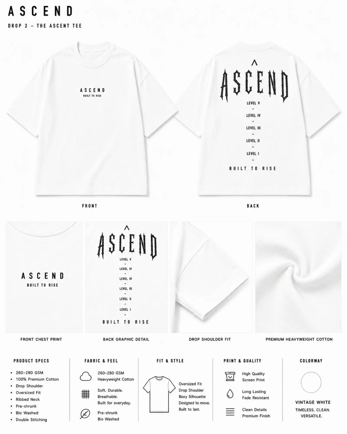THE ASCEND TEE - ASCEND